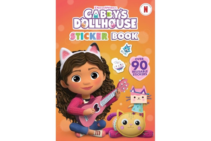 Gabby's Dollhouse Klistermrke og malebog 